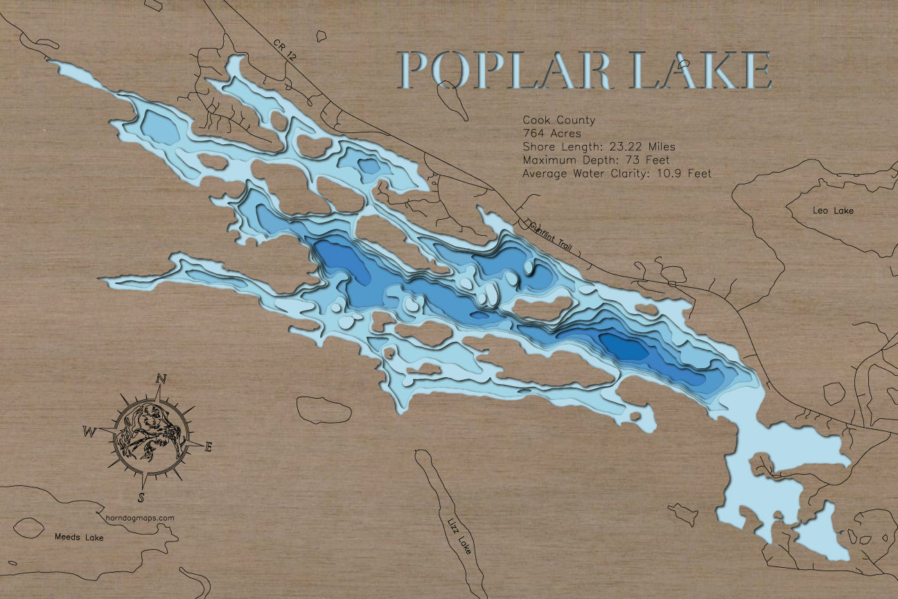 Poplar Lake in Cook County, Minnesota