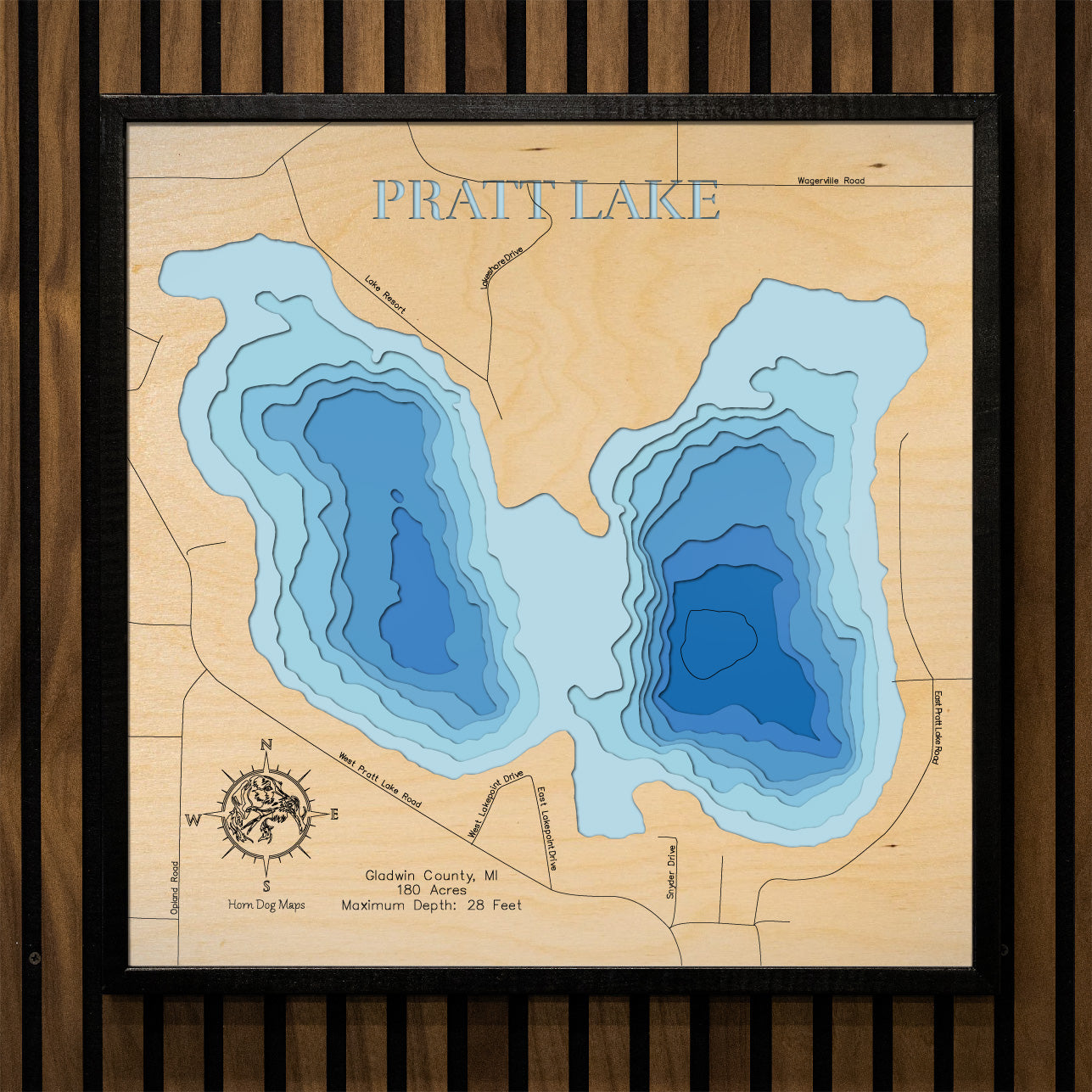 Pratt Lake in Gladwin County, Michigan