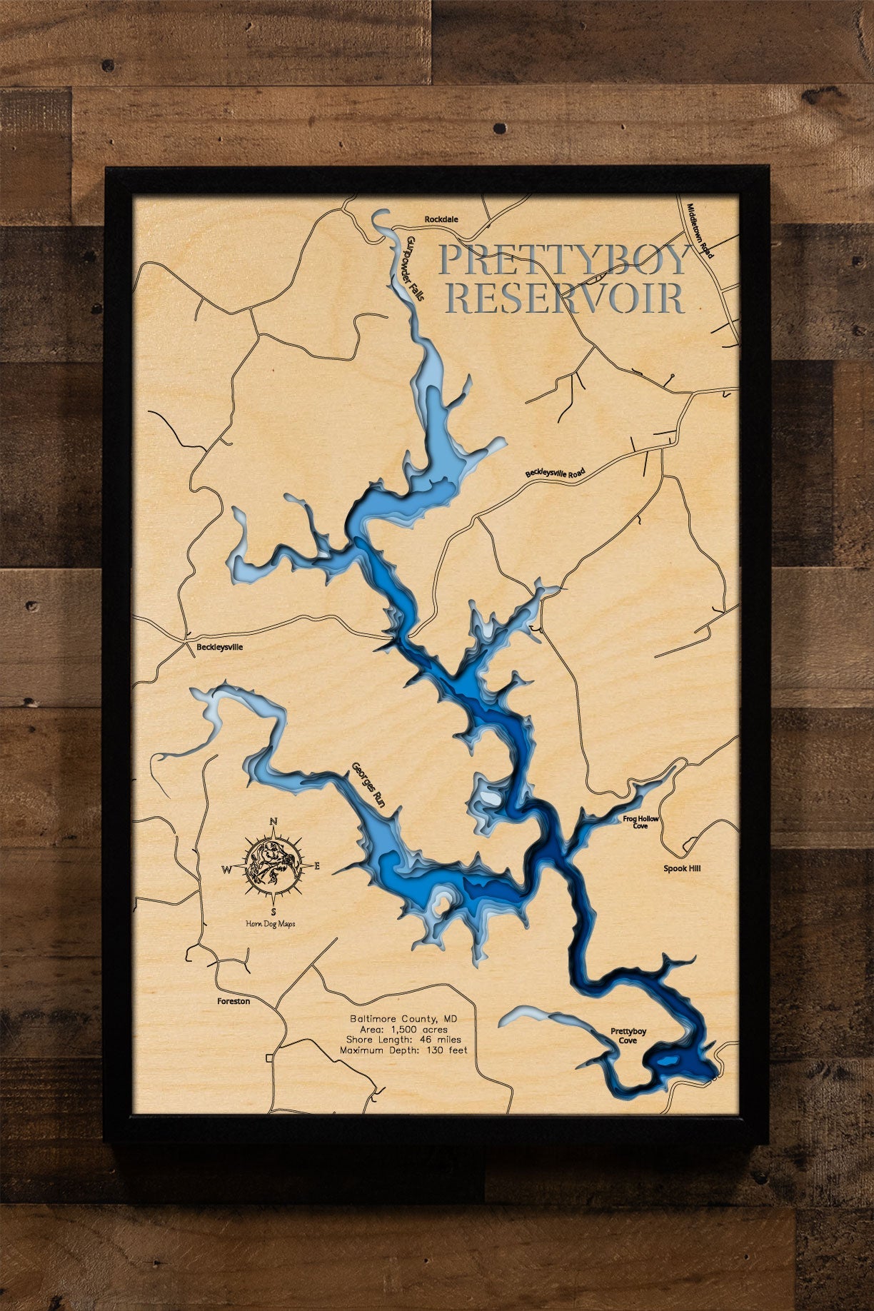 Prettyboy Reservoir in Baltimore County, Maryland
