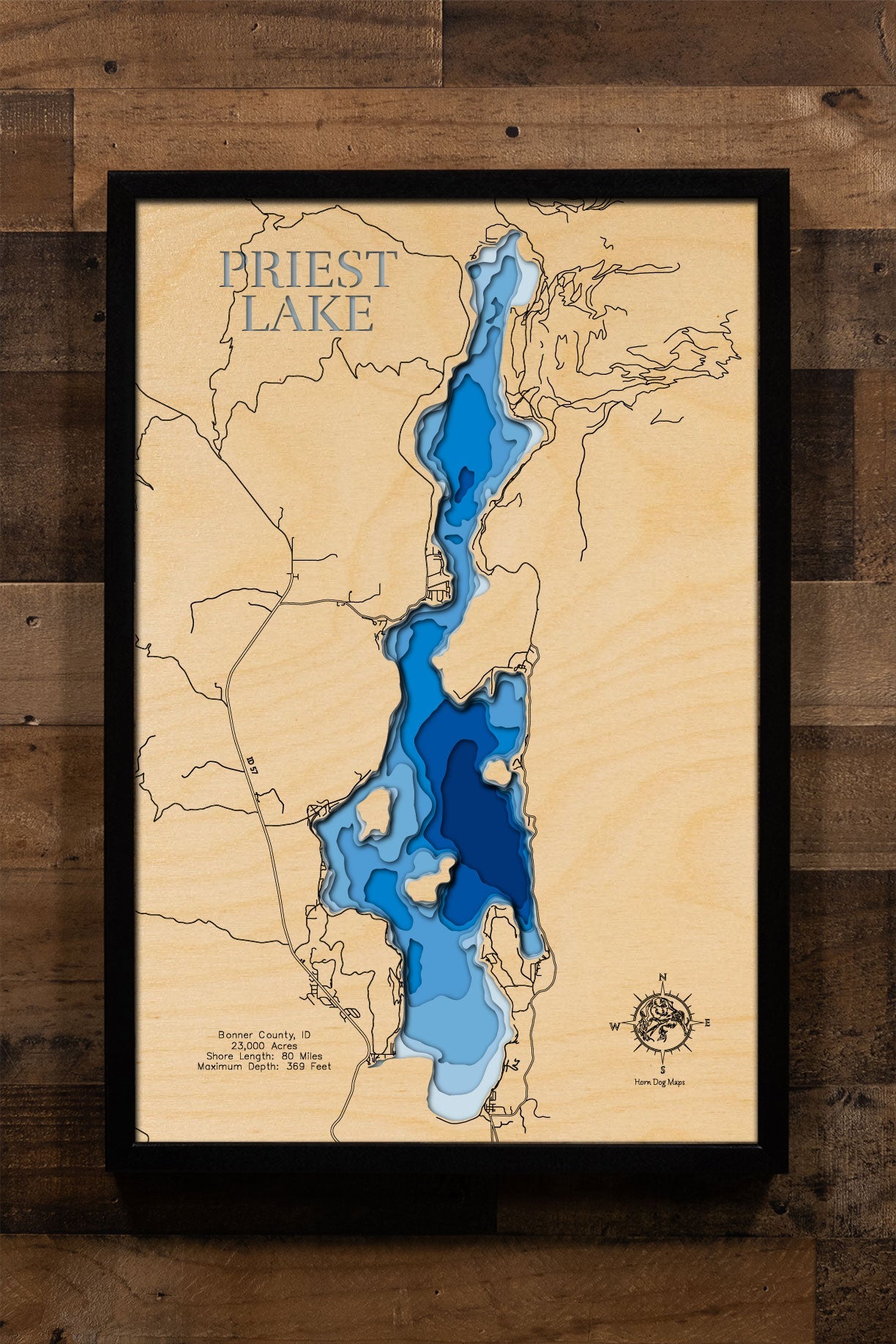 Priest Lake in Bonner County, Idaho