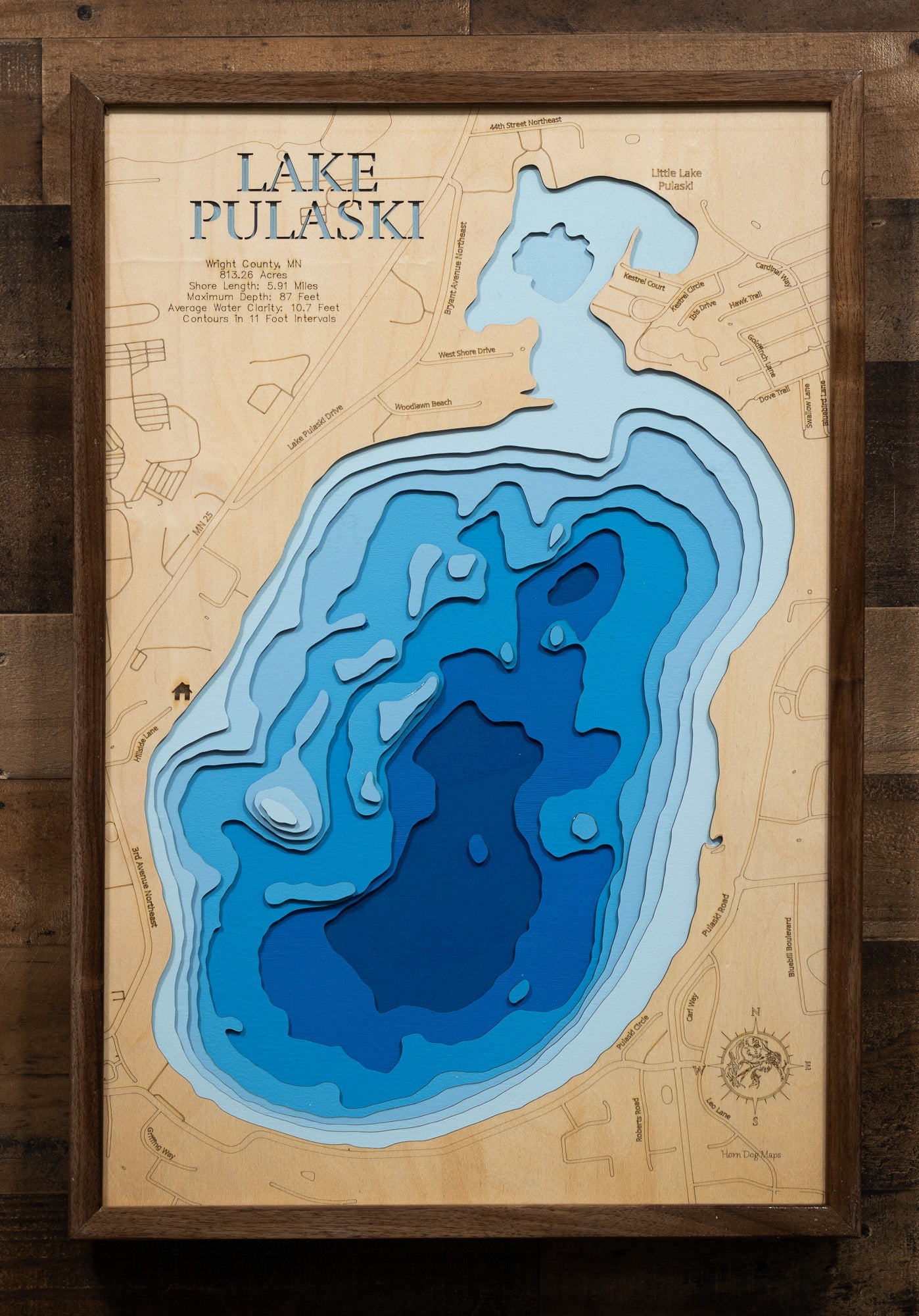 Lake Pulaski in Wright County, Minnesota