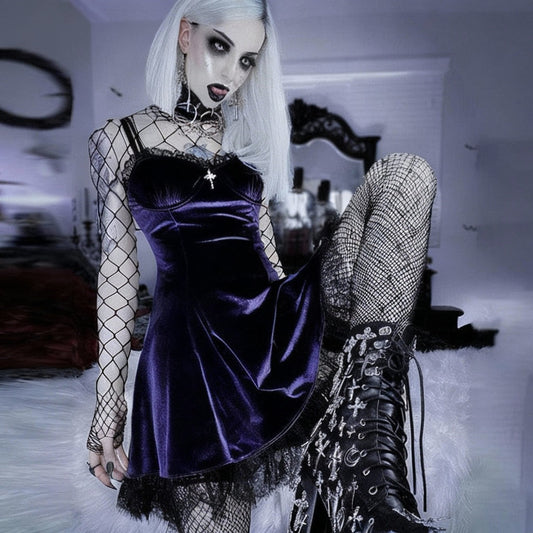 Velvet Lace Dress