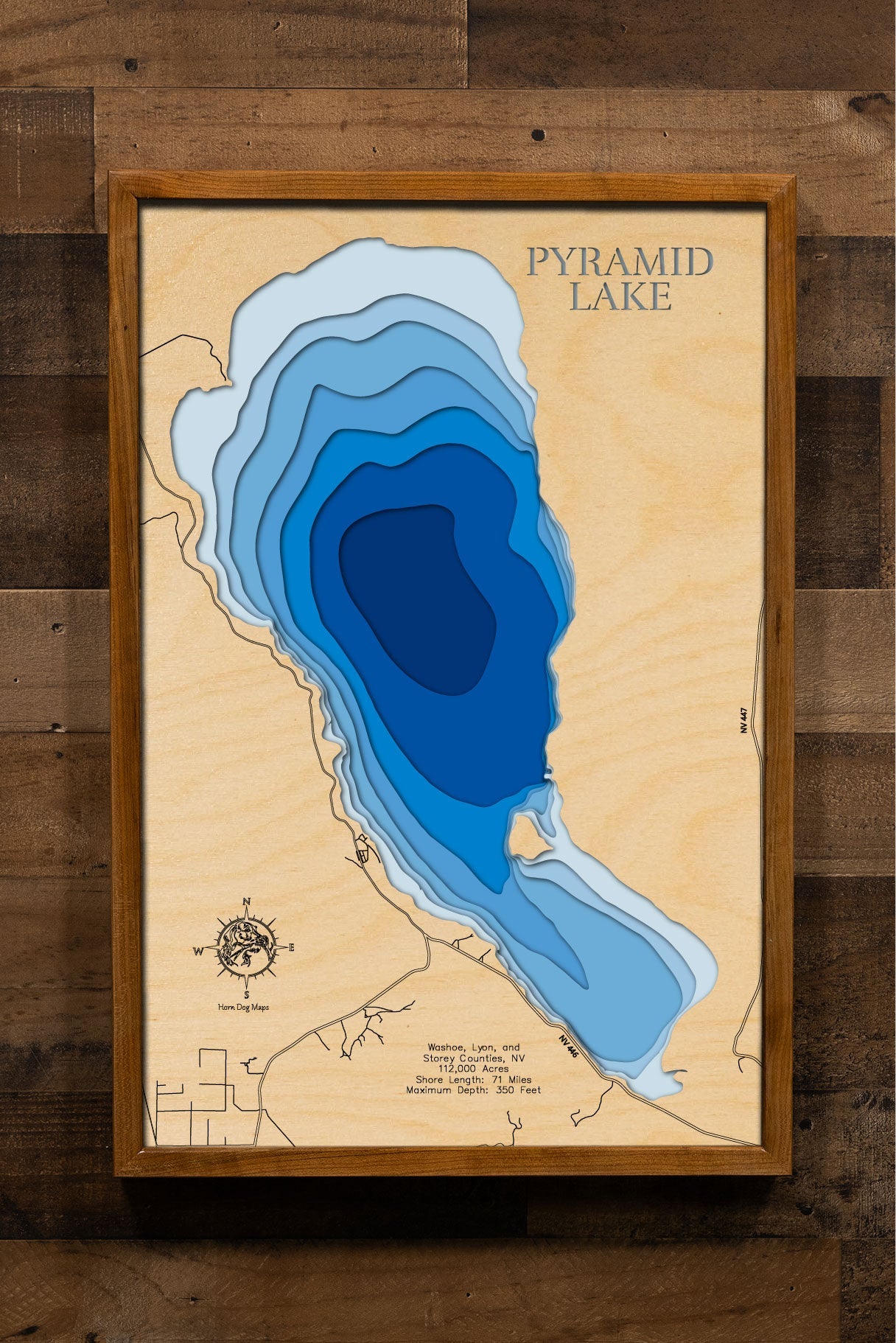 Pyramid Lake in Washoe, Lyon, and Storey Counties, Nevada
