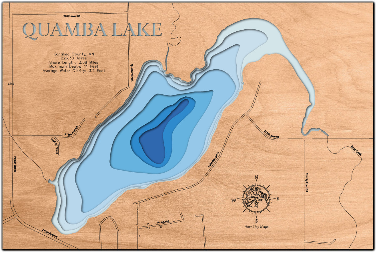 Quamba Lake in Kanabec County, Minnesota