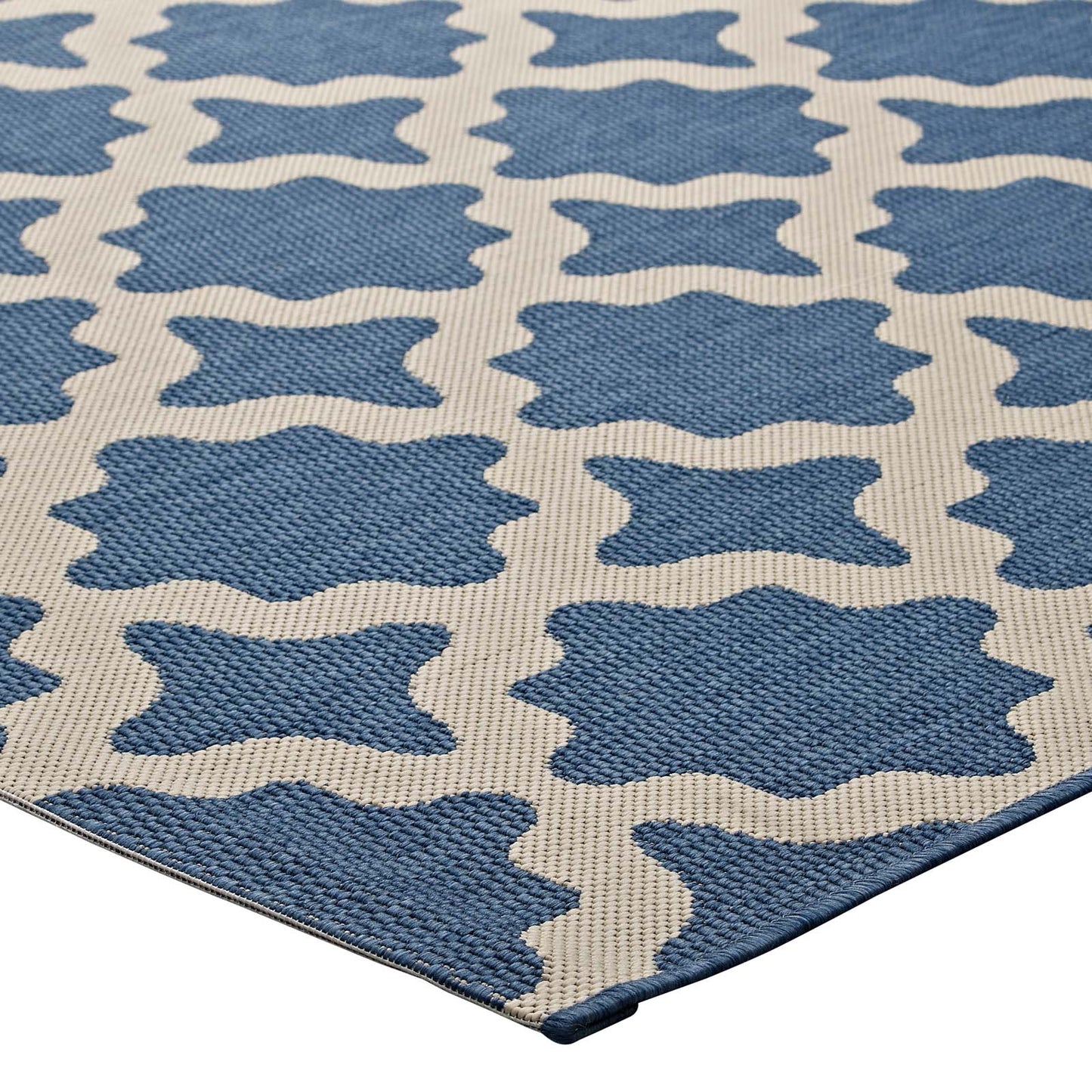 Cerelia Moroccan Trellis Indoor and Outdoor 5x8 Area Rug by Modway
