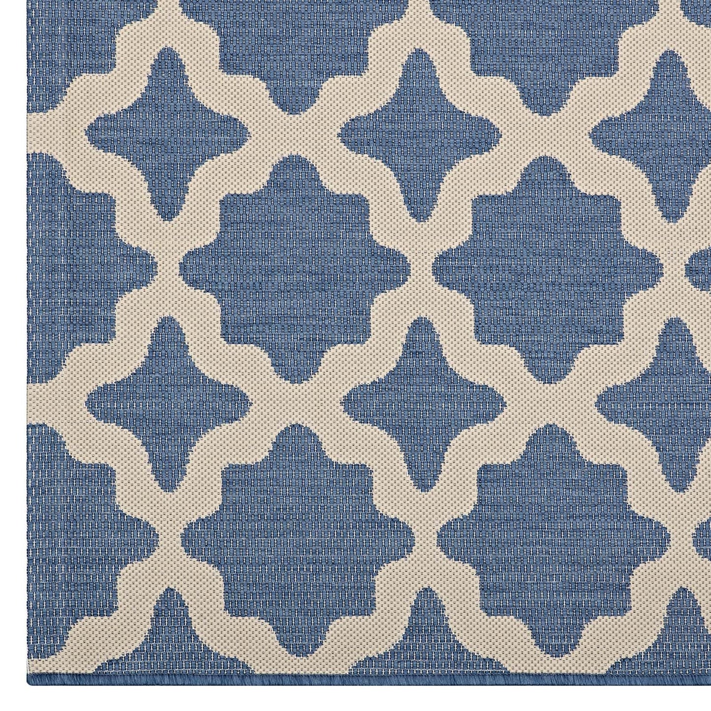 Cerelia Moroccan Trellis Indoor and Outdoor 9x12 Area Rug by Modway