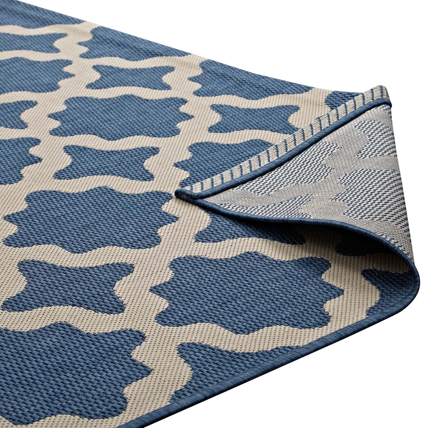 Cerelia Moroccan Trellis Indoor and Outdoor 9x12 Area Rug by Modway