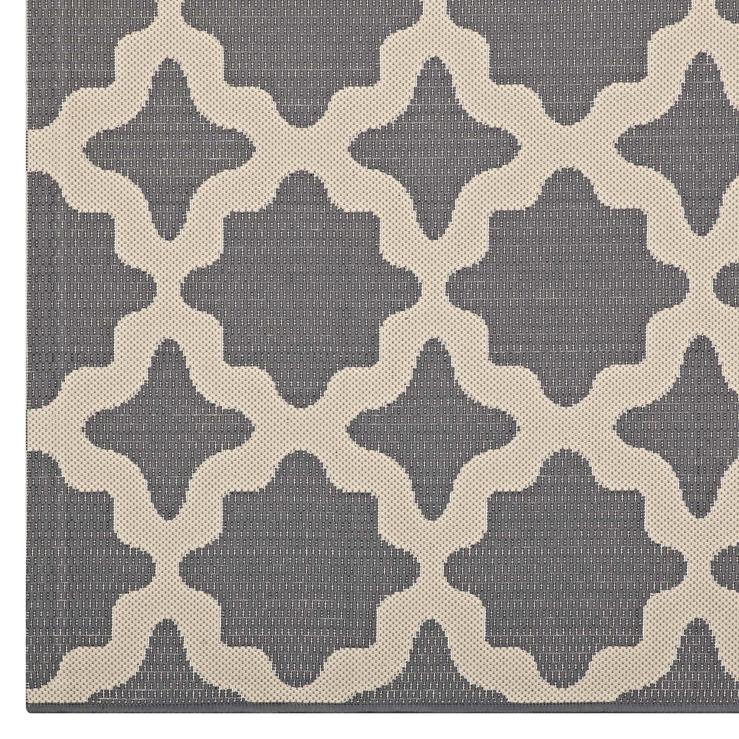 Cerelia Moroccan Trellis Indoor and Outdoor 9x12 Area Rug by Modway