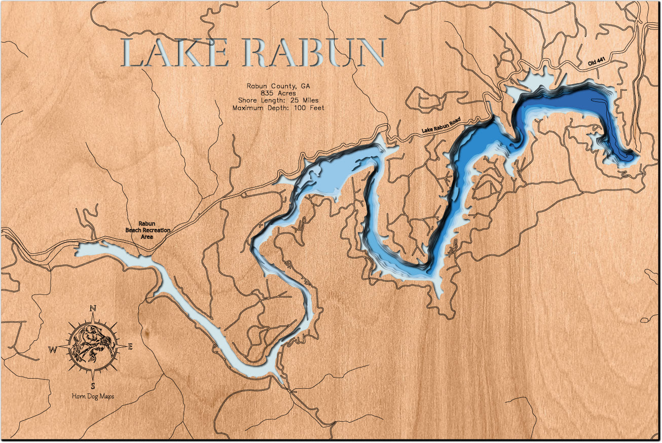 Lake Rabun in Rabun County, Georgia