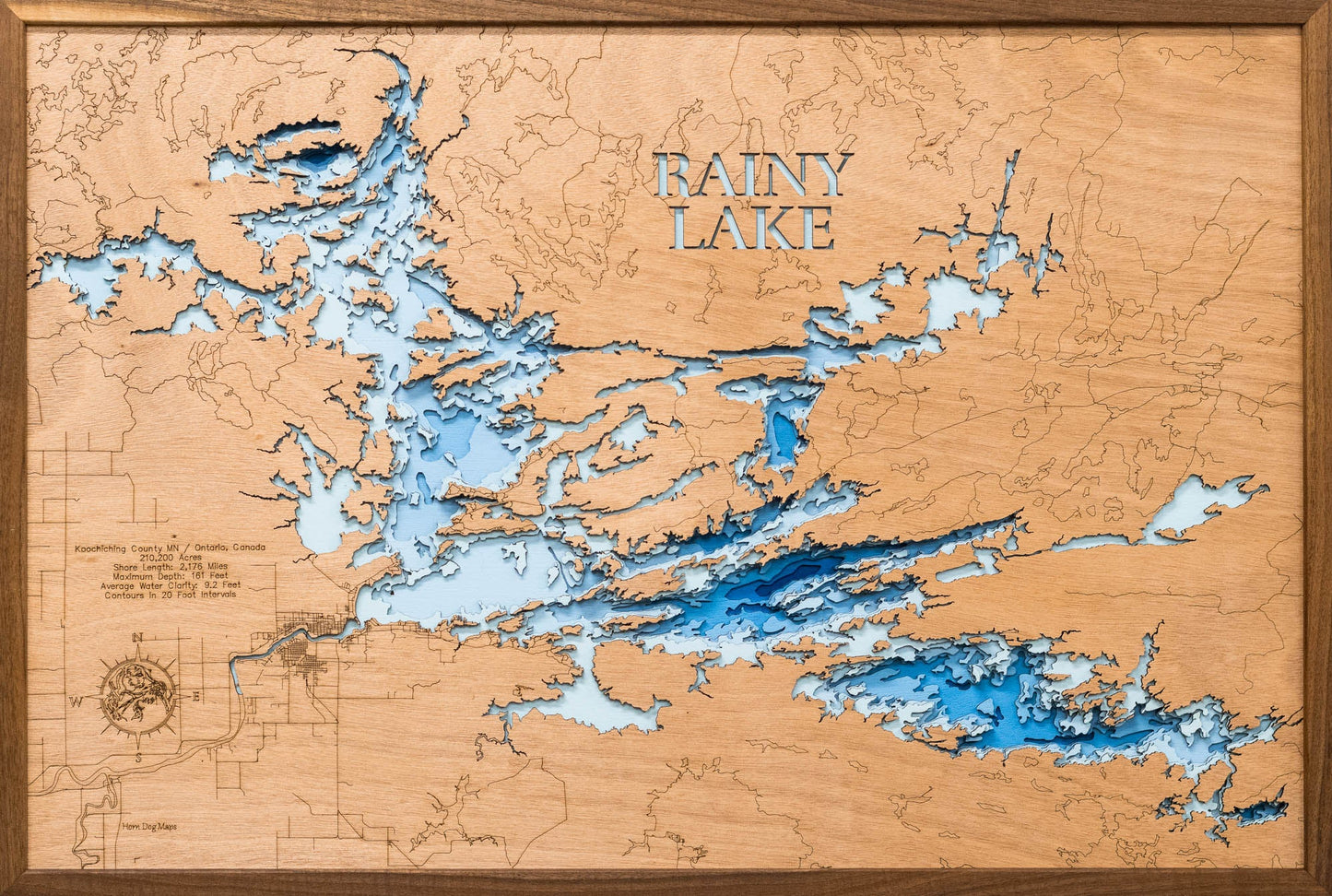 Rainy Lake in Koochichiching and St. Louis County, MN and Ontario, Canada