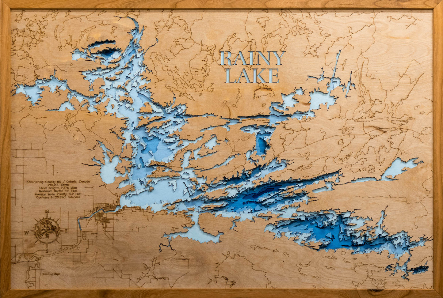 Rainy Lake in Koochichiching and St. Louis County, MN and Ontario, Canada