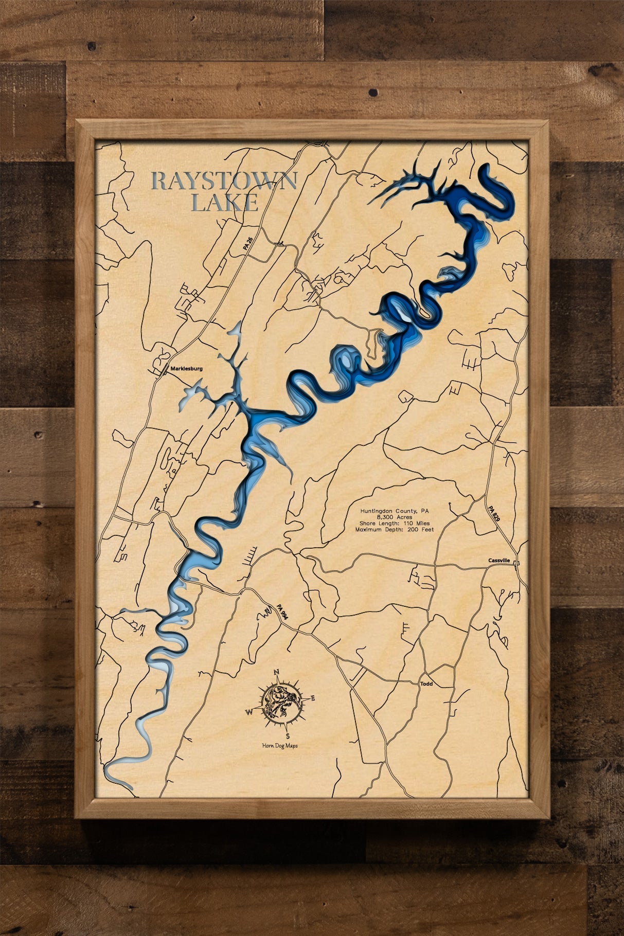 Raystown Lake in Huntingdon County, Pennsylvania