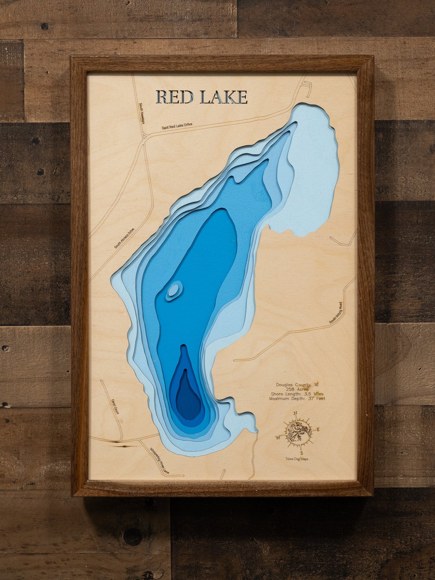 Red Lake in Douglas County, Wisconsin