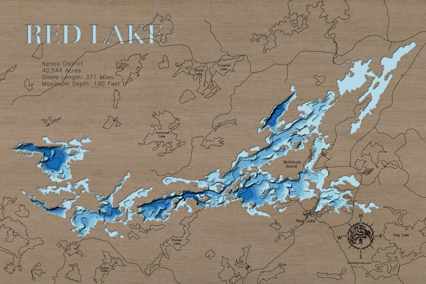 Red Lake in Kenora District, Ontario Canada
