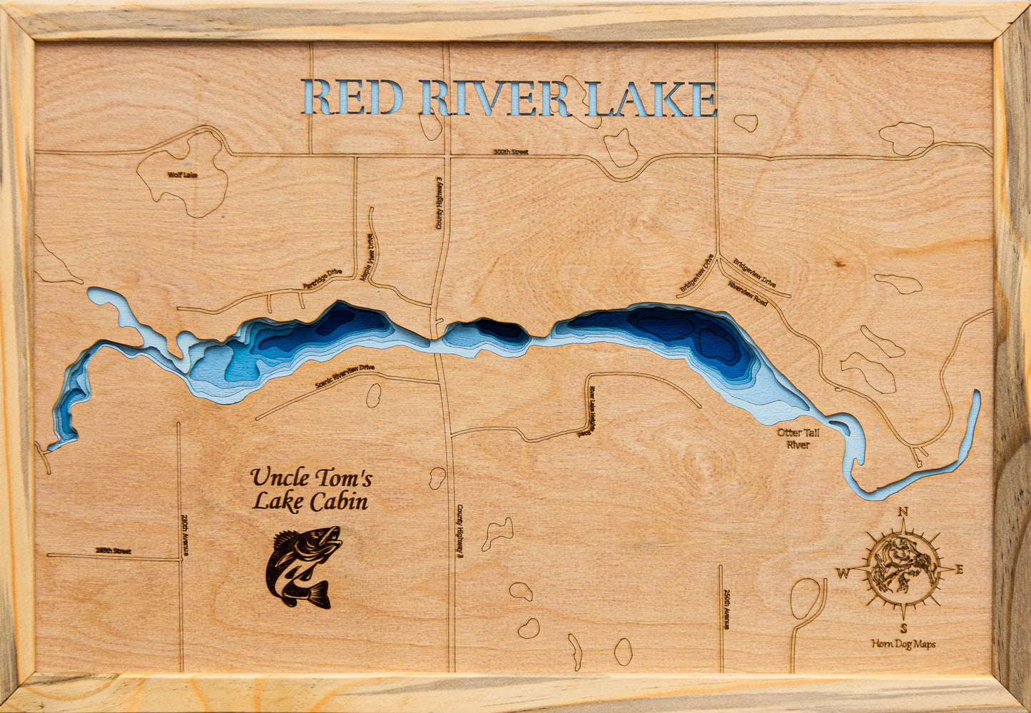Red River Lake in Otter Tail County, Minnesota