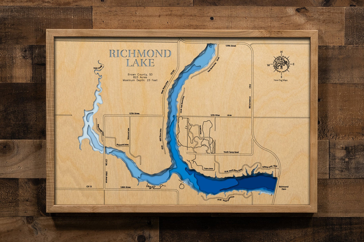 Richmond Lake in Brown County, South Dakota