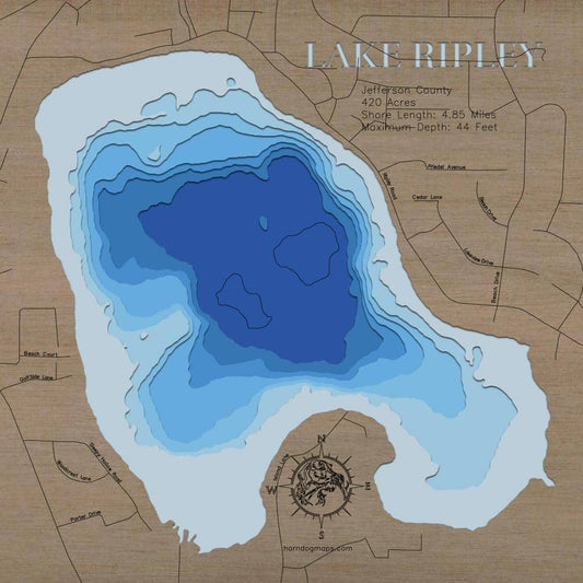 Ripley Lake in Jefferson County, Wisconsin