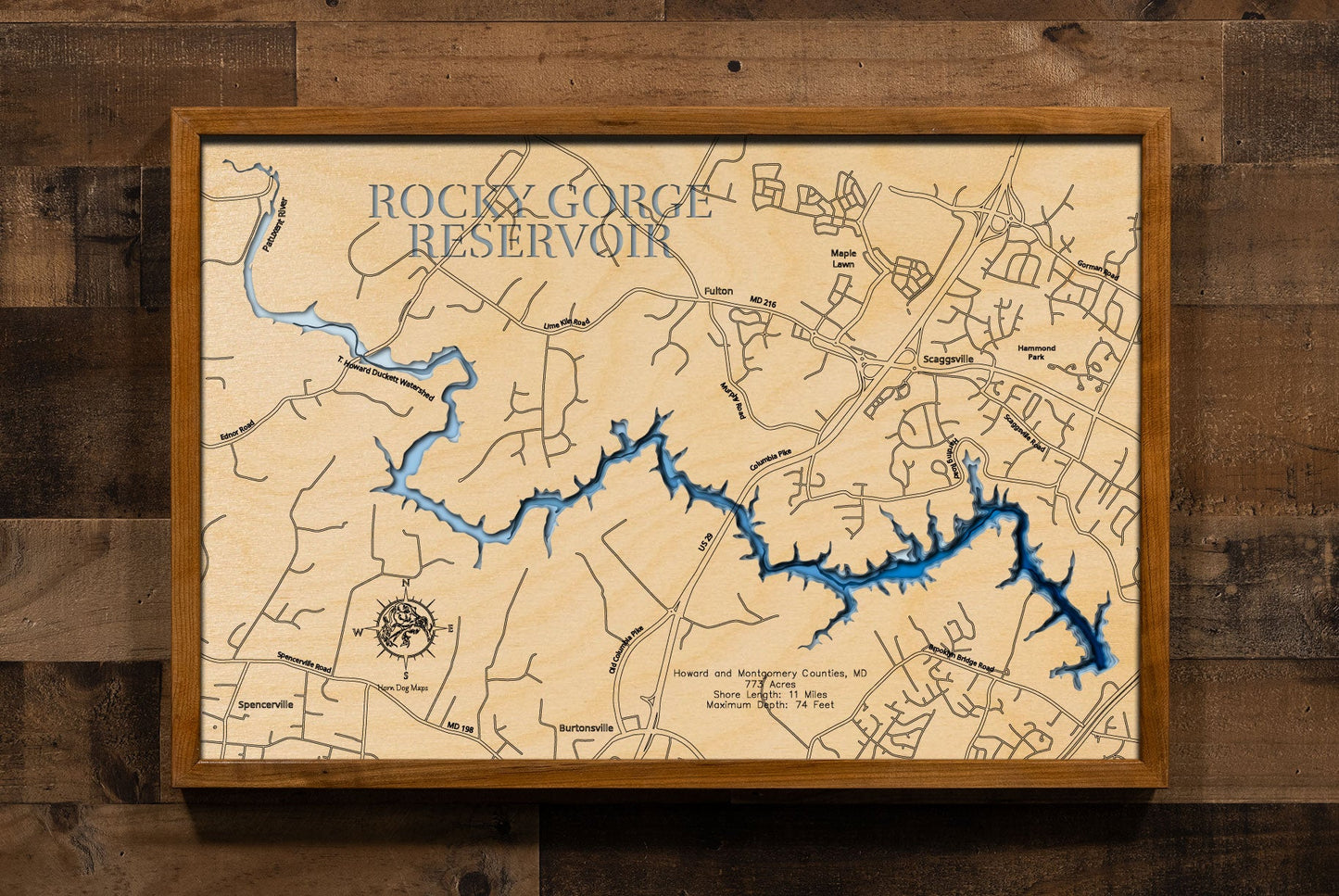 Rocky Gorge Reservoir in Howard and Montgomery Counties, Maryland