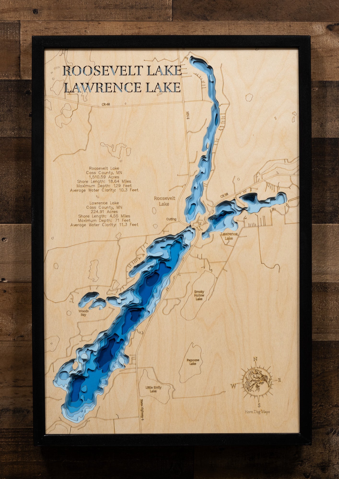 Roosevelt Lake in Cass County, Minnesota