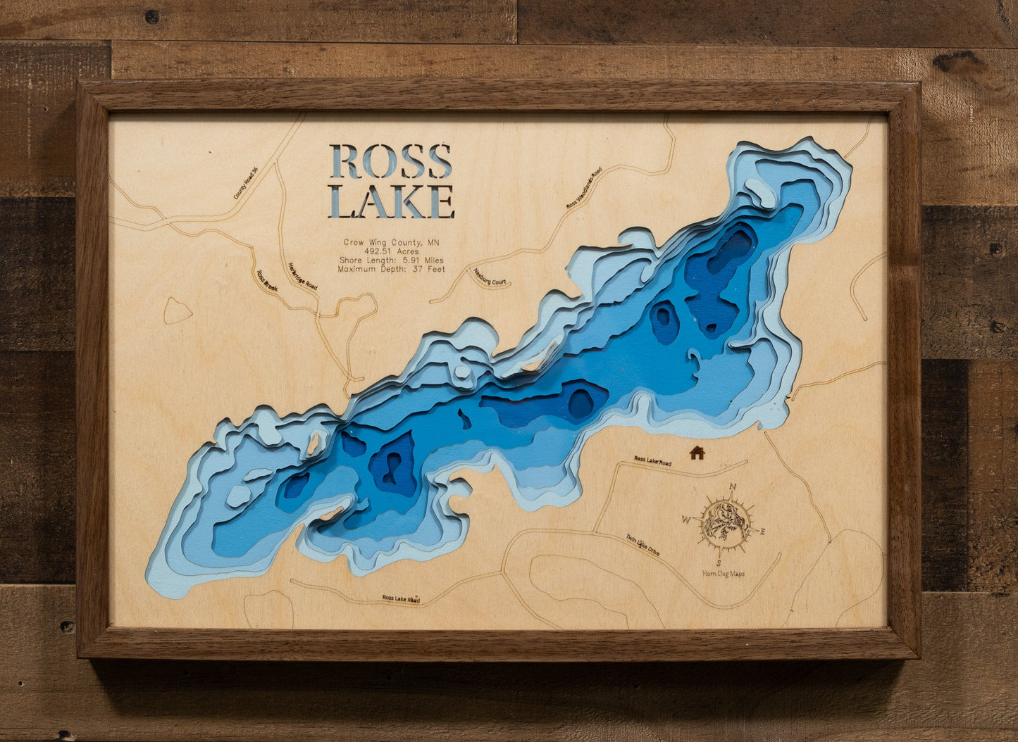 Ross Lake in Crow Wing County, Minnesota