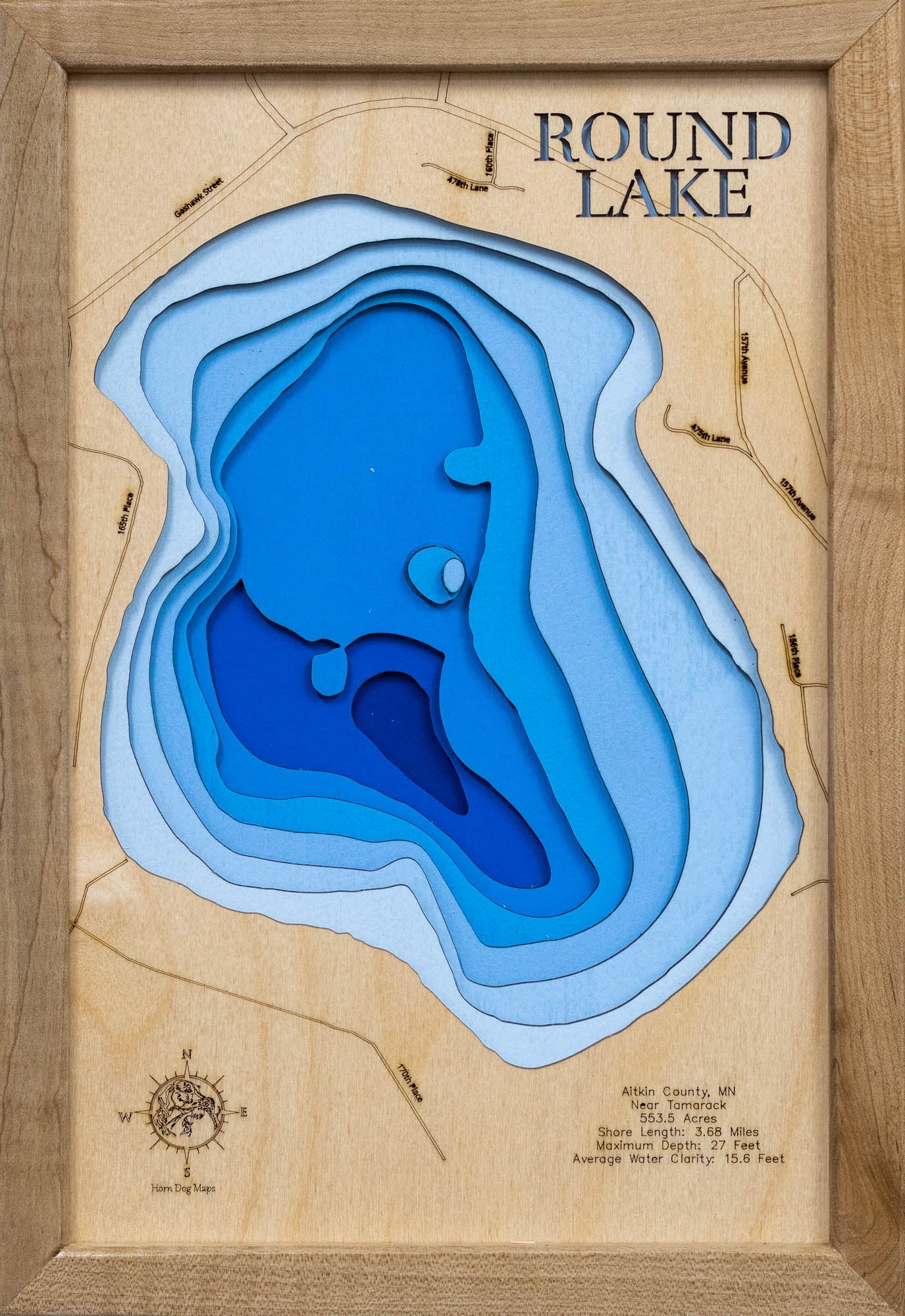 Round Lake in Aitkin County, Minnesota