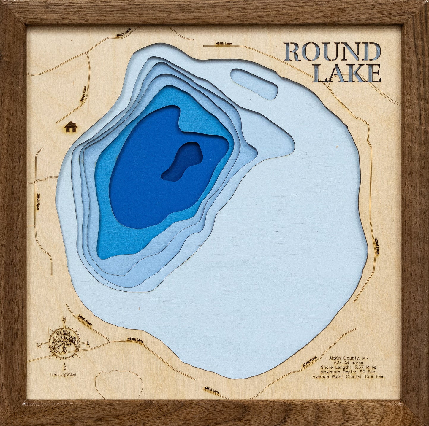 Round Lake near Aitkin in Aitkin County, Minnesota