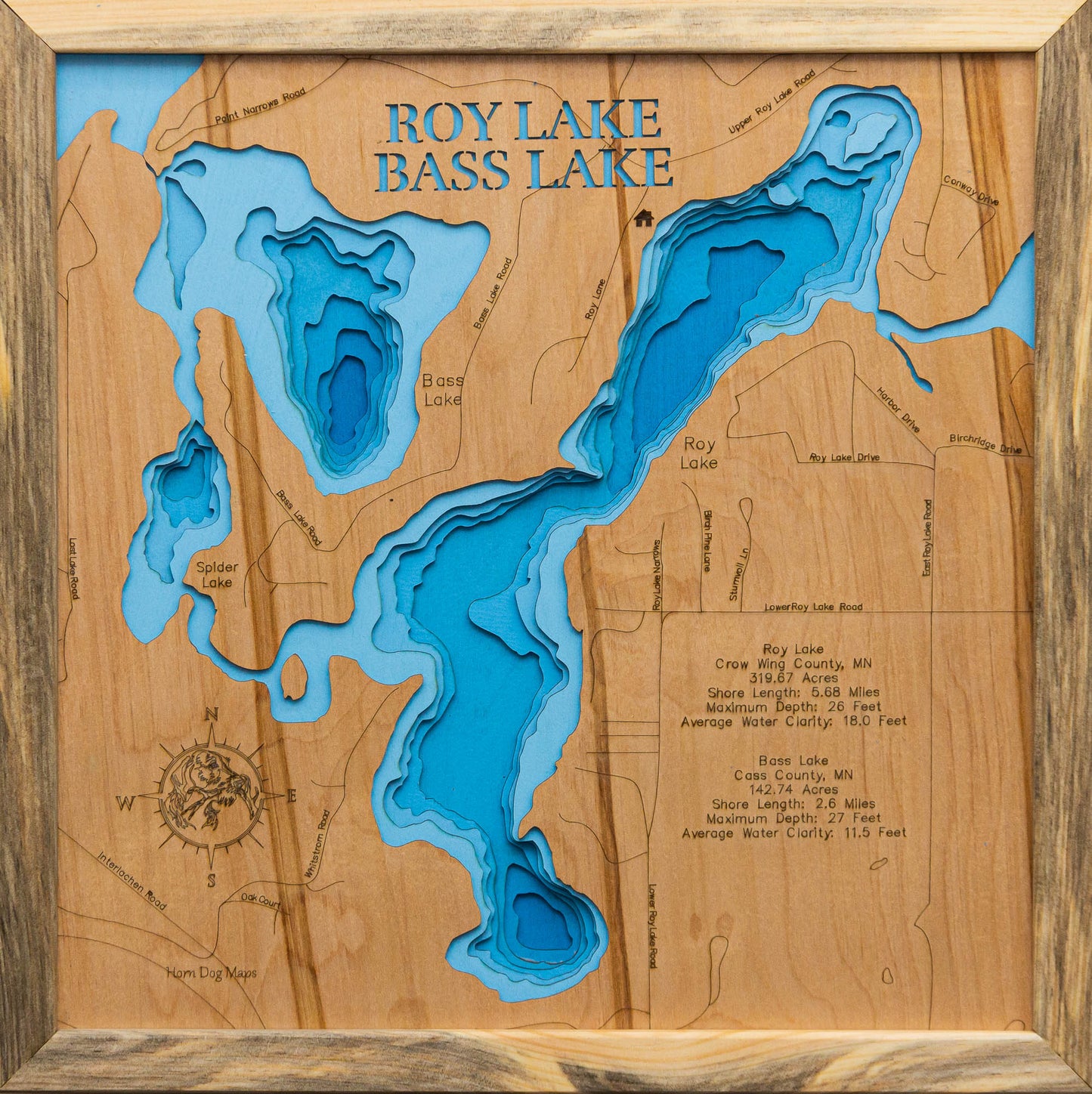 Roy Lake in Crow Wing County, Minnesota