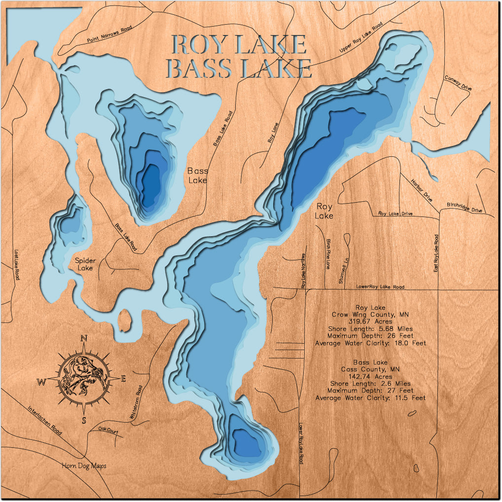 Roy Lake in Crow Wing County, Minnesota