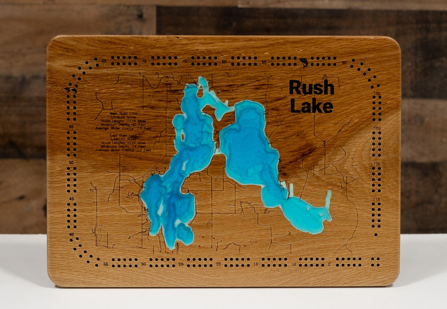 Rush Lake in Chisago County, Minnesota