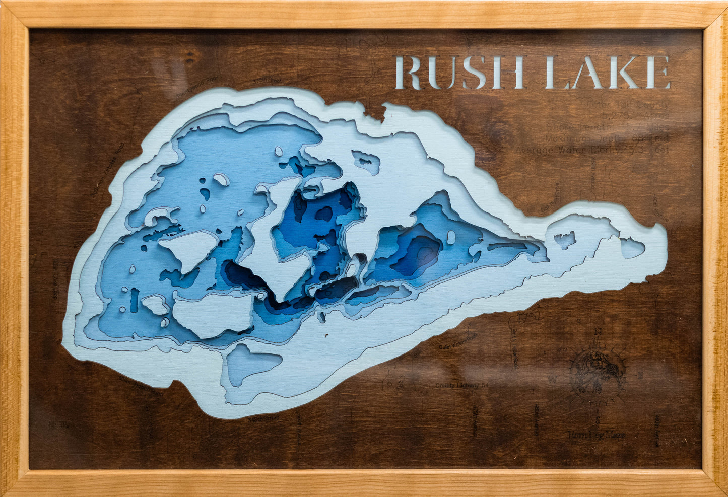 Rush Lake in Otter Tail County, Minnesota