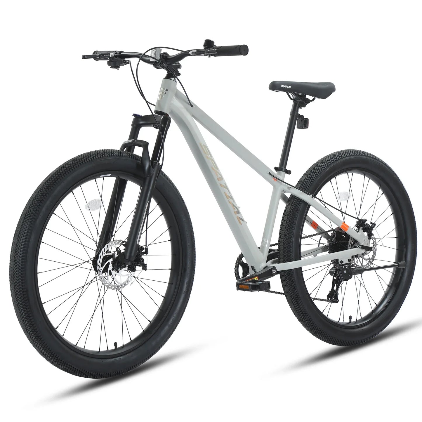 Spatial Fat Tire Mountain Bike 9-Speed Front Suspension Disc Brakes