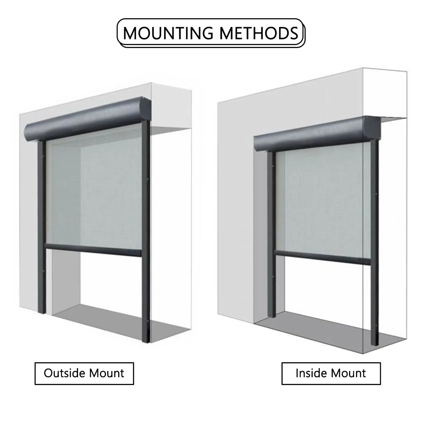 Motorized Zip Screen Roller Blinds Outdoor Patio Shading
