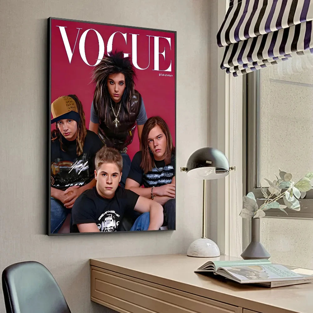 T-Tokio Hotel Poster HD Posters Home Room Bar Cafe Decor Art Wall Painting Picture