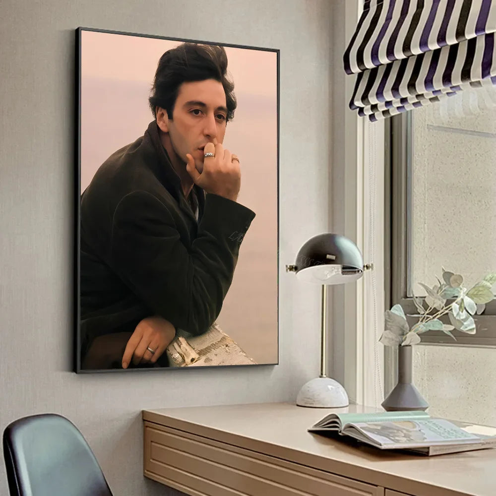 Al Pacino Poster HD Posters Home Room Bar Cafe Decor Art Wall Painting Picture