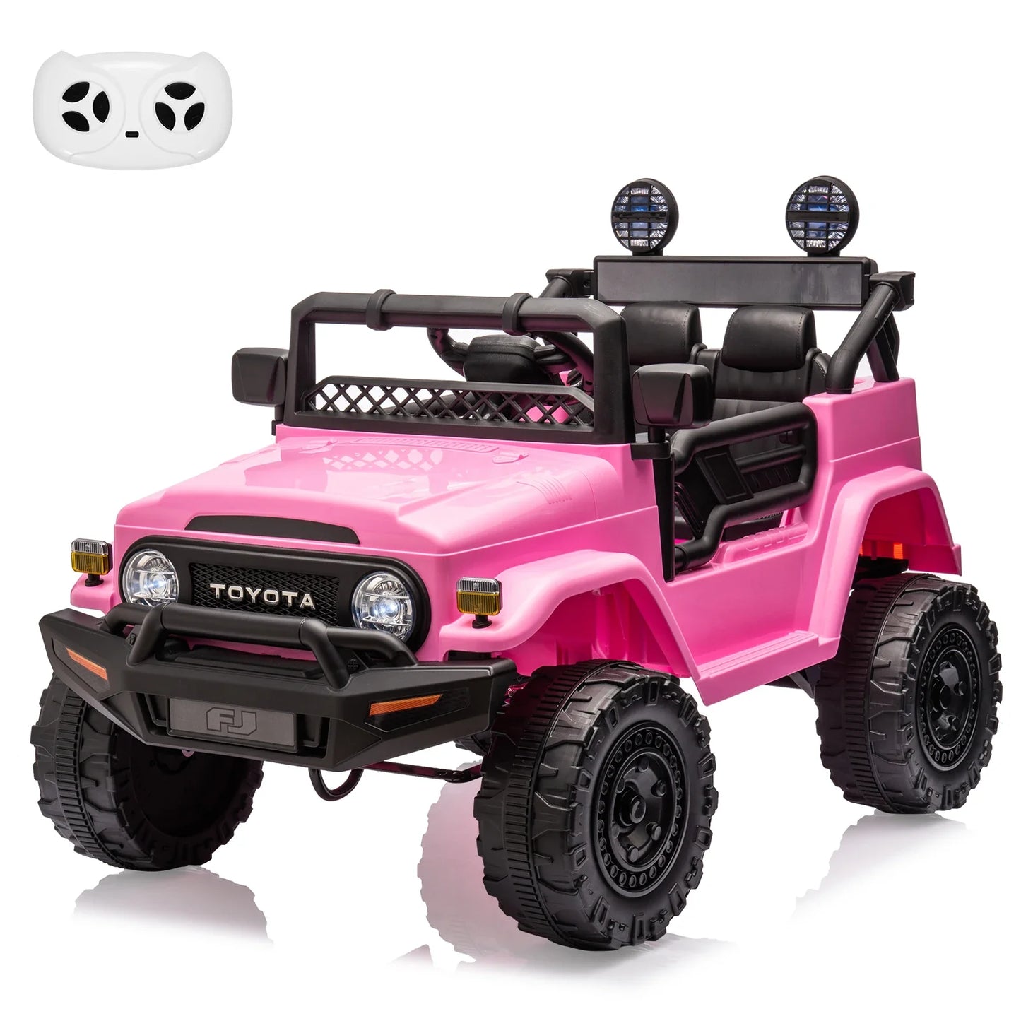 HiMISS 12V Electric Ride On Car Toy Truck For Kids With LED Lights