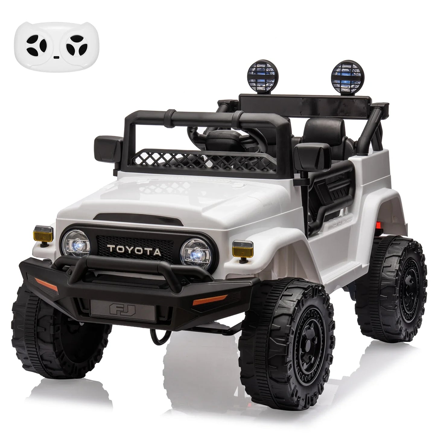 HiMISS 12V Electric Ride On Car Toy Truck For Kids With LED Lights