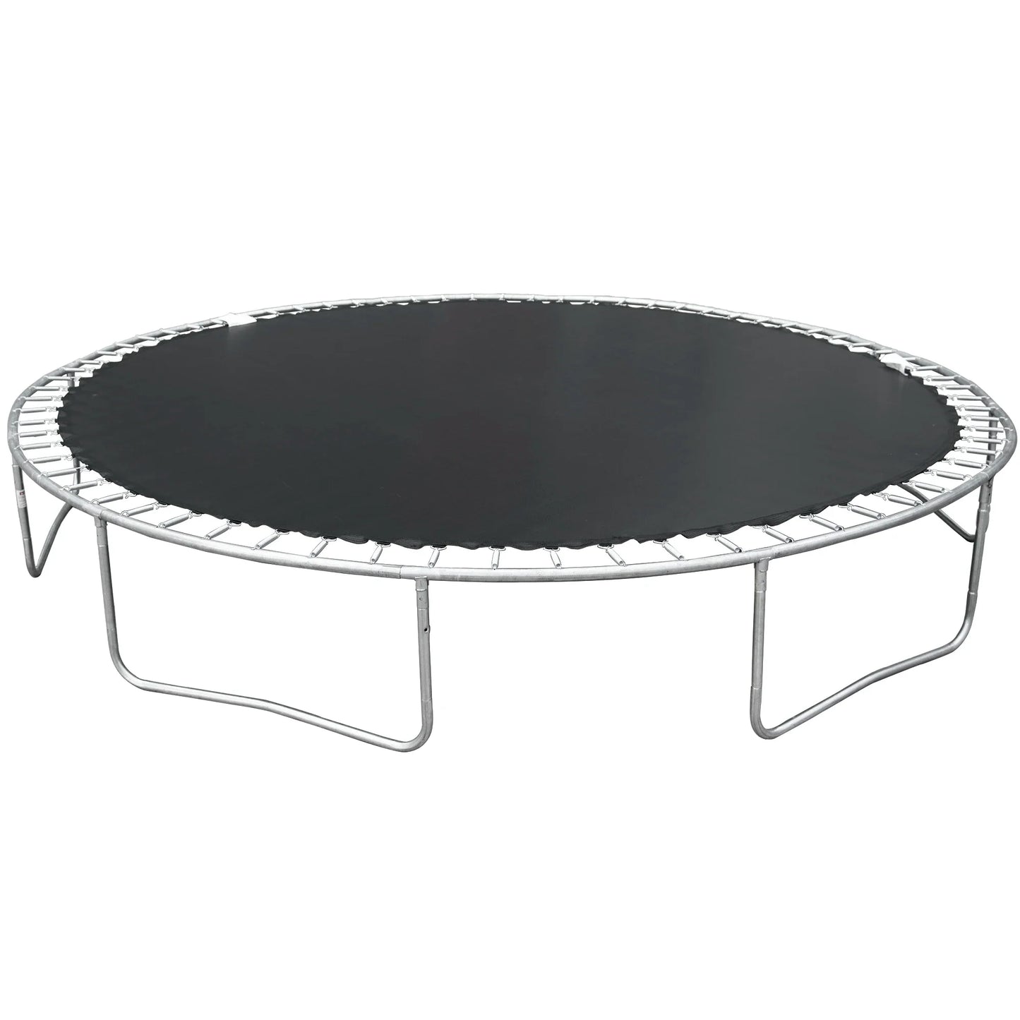 HiMISS Trampoline With Outdoor Enclosure Net Backboard And Ladder