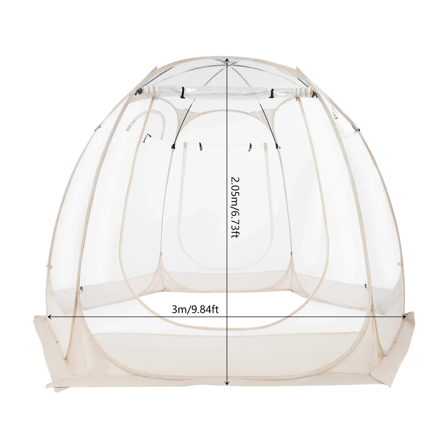 Clear Pop Up Bubble Tent For Outdoor Garden Courtyard
