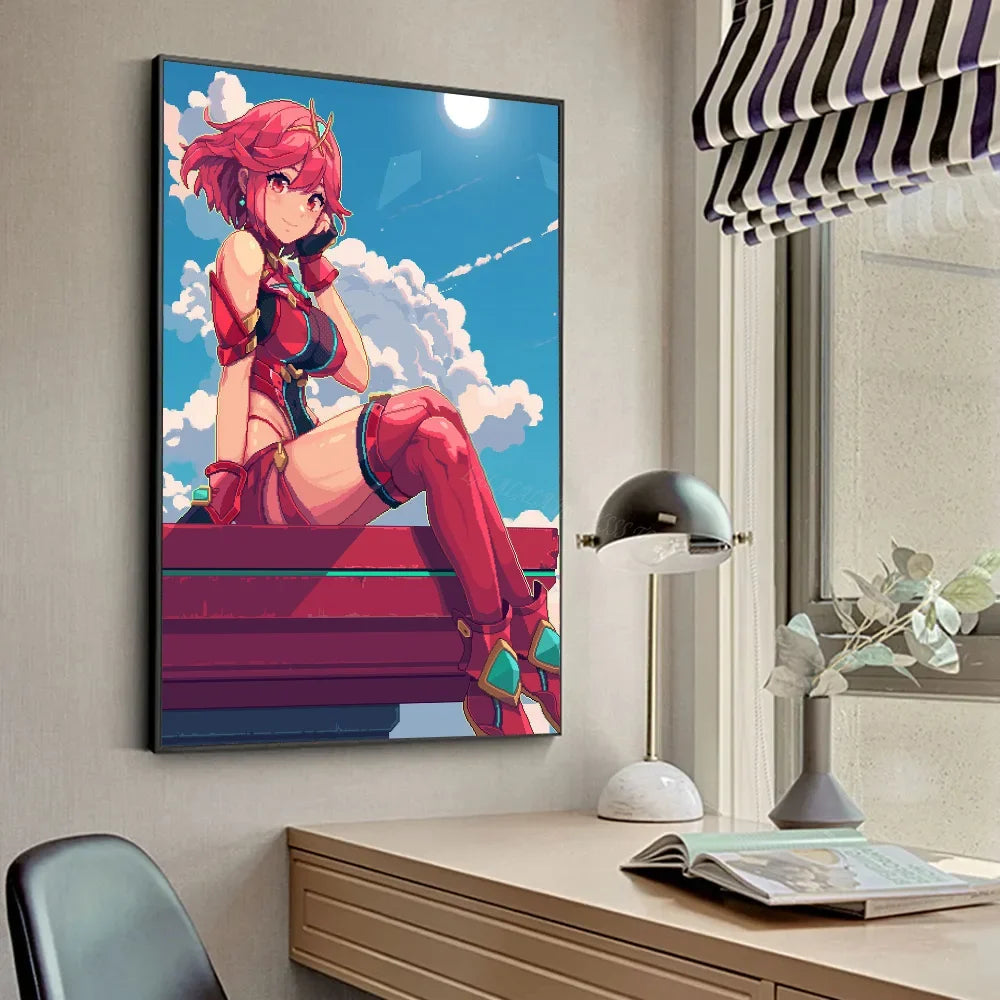 X-Xenoblade Chronicles 2 Poster HD Posters Home Room Bar Cafe Decor Art Wall Painting Picture