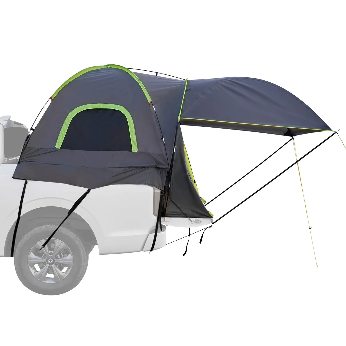 SucceBuy Pickup Truck Bed Tent With Expandable Awning Waterproof PU2000