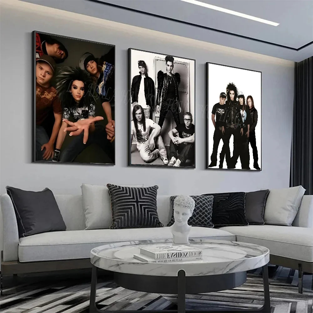 T-Tokio Hotel Poster HD Posters Home Room Bar Cafe Decor Art Wall Painting Picture