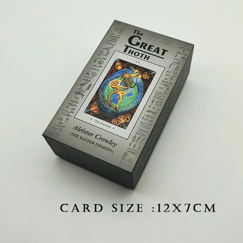 New Edition 80 Cards Crowley THOTH Tarot Cards Cute Version Includes Three Renditions Of The Magician Cards