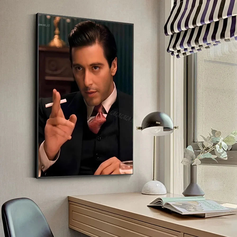 Al Pacino Poster HD Posters Home Room Bar Cafe Decor Art Wall Painting Picture