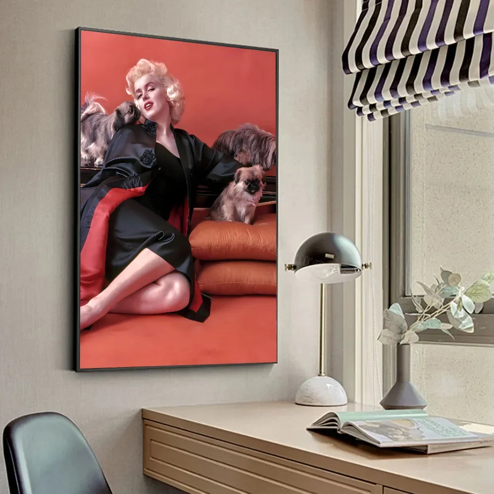 M-Marilyn Monroe  Poster HD Posters Home Room Bar Cafe Decor Art Wall Painting Picture