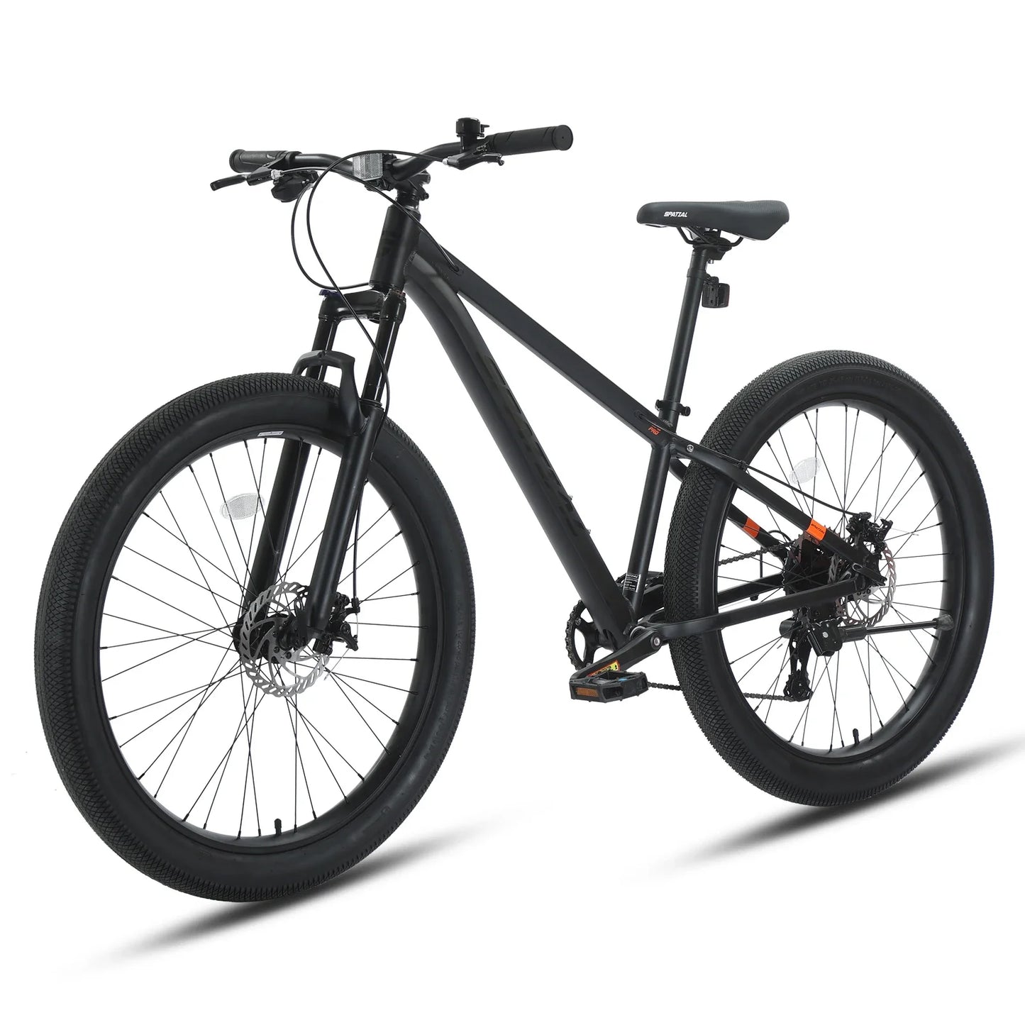 Spatial Fat Tire Mountain Bike 9-Speed Front Suspension Disc Brakes