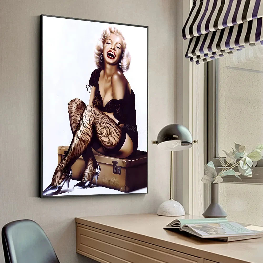 M-Marilyn Monroe  Poster HD Posters Home Room Bar Cafe Decor Art Wall Painting Picture