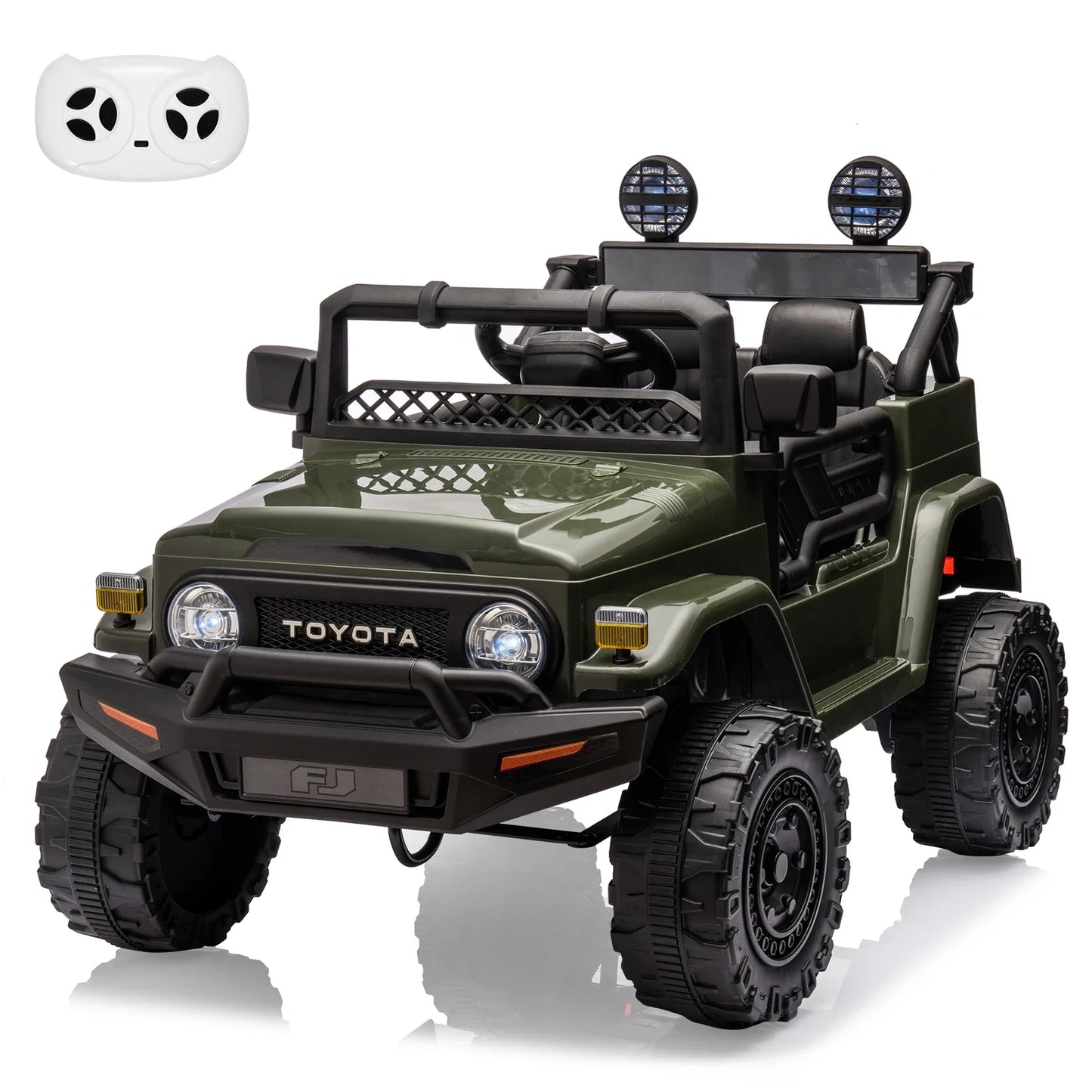 HiMISS 12V Electric Ride On Car Toy Truck For Kids With LED Lights