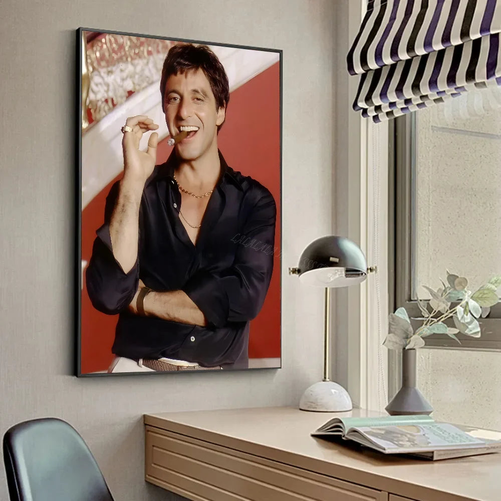 Al Pacino Poster HD Posters Home Room Bar Cafe Decor Art Wall Painting Picture