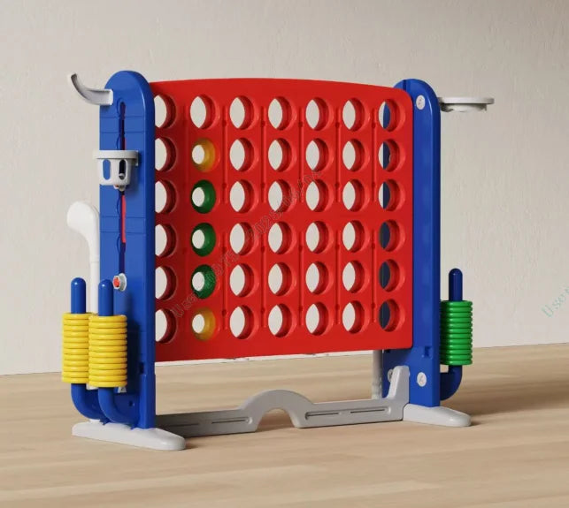 HiMISS Giant Connect 4 Outdoor Game Set With Mesh Board And Carry Bag