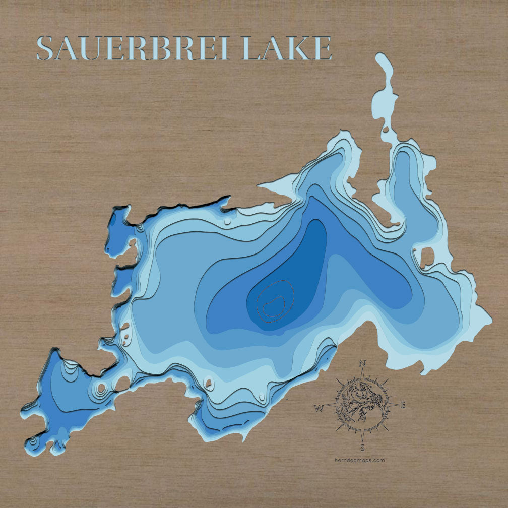 Sauerbrei Lake in Ontario, Canada